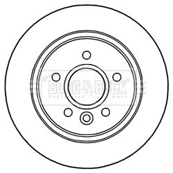 BORG & BECK Тормозной диск BBD5306